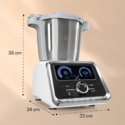 GrandPrix Küchenmaschine 500W / 1000W 2,5l Edelstahl-Rührschüssel 15 GrandPrix Küchenmaschine 500W / 1000W 2,5l Edelstahl-Rührschüssel -Klarstein 10032089 yy 0007 logo