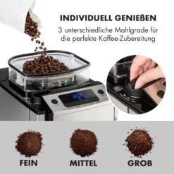 Aromatica X Kaffeemaschine Mahlwerk Glaskanne Aroma+ Edelstahl 14 Aromatica X Kaffeemaschine Mahlwerk Glaskanne Aroma+ Edelstahl -Klarstein 10032102 de 0003 logo