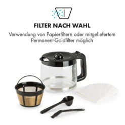 Aromatica X Kaffeemaschine Mahlwerk Glaskanne Aroma+ Edelstahl 19 Aromatica X Kaffeemaschine Mahlwerk Glaskanne Aroma+ Edelstahl -Klarstein 10032102 de 0008 logo