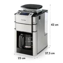 Aromatica X Kaffeemaschine Mahlwerk Glaskanne Aroma+ Edelstahl 21 Aromatica X Kaffeemaschine Mahlwerk Glaskanne Aroma+ Edelstahl -Klarstein 10032102 yy 0010 logo