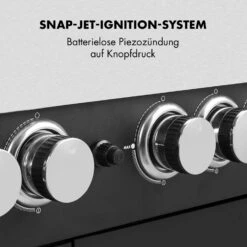 Tomahawk 4.2 SBG Gasgrill 6 Brenner 20,7 KW 64x42cm Grill Edelstahl -Klarstein 10032308 de 0004 logo