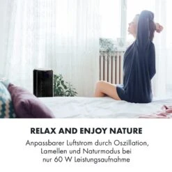 Skyscraper Horizon Luftkühler Ventilator 60W 486m³/h 3,5L Tank 17 Skyscraper Horizon Luftkühler Ventilator 60W 486m³/h 3,5L Tank -Klarstein 10032337 de 0006 logo