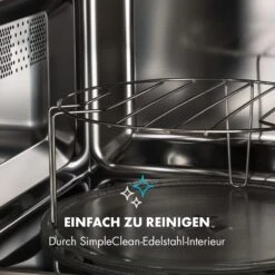 Victoria 20 Einbau-Mikrowelle, 20 L, 800 W, Grill: 1000 W, Schwarz 19 Victoria 20 Einbau-Mikrowelle, 20 L, 800 W, Grill: 1000 W, Schwarz -Klarstein 10032591 de 0008 logo