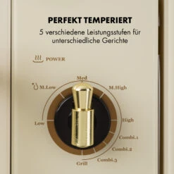 Victoria 20 Einbau-Mikrowelle, 20 L, 800 W, Grill: 1000 W, Elfenbein 16 Victoria 20 Einbau-Mikrowelle, 20 L, 800 W, Grill: 1000 W, Elfenbein -Klarstein 10032592 de 0005 logo