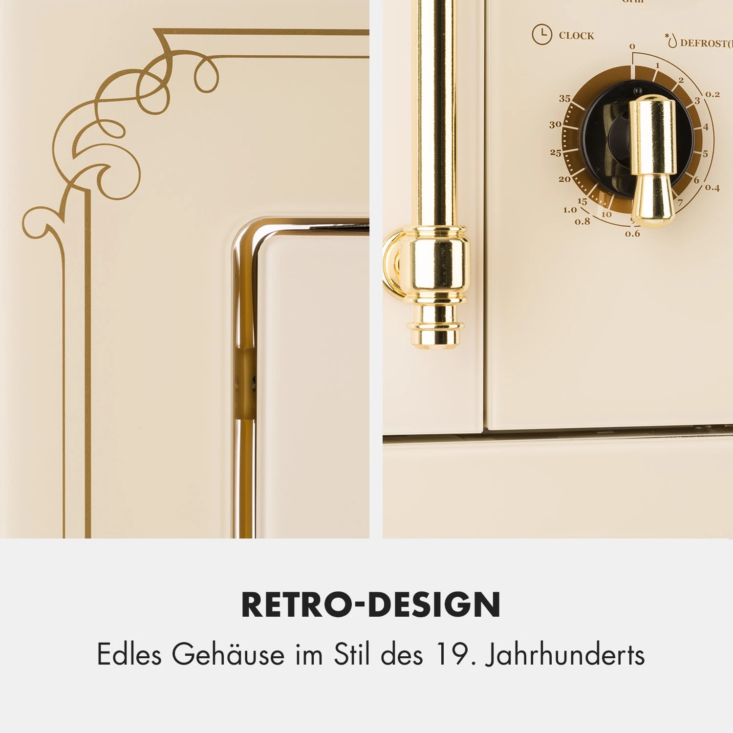 Victoria 20 Einbau-Mikrowelle, 20 L, 800 W, Grill: 1000 W, Elfenbein 11 Victoria 20 Einbau-Mikrowelle, 20 L, 800 W, Grill: 1000 W, Elfenbein – Bild 9