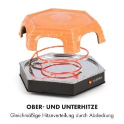 Capricciosa Pizzaofen 1500W Abdeckung Aus Terracotta Warmhaltefunktion 17 Capricciosa Pizzaofen 1500W Abdeckung Aus Terracotta Warmhaltefunktion -Klarstein 10032597 de 0007 logo