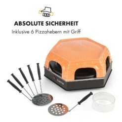 Capricciosa Pizzaofen 1500W Abdeckung Aus Terracotta Warmhaltefunktion 18 Capricciosa Pizzaofen 1500W Abdeckung Aus Terracotta Warmhaltefunktion -Klarstein 10032597 de 0008 logo