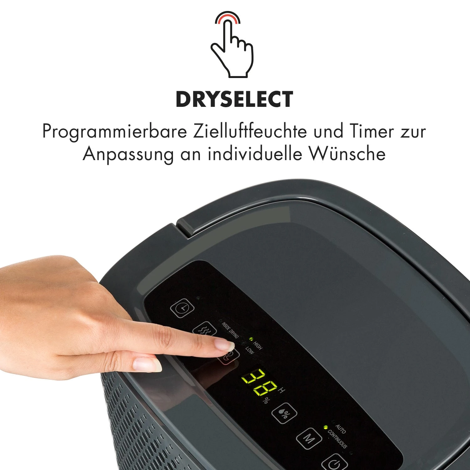 DryFy 10 Luftentfeuchter Dehumidifier 240W 10l/d 100m³/h 15-20m² 6 DryFy 10 Luftentfeuchter Dehumidifier 240W 10l/d 100m³/h 15-20m² – Bild 4