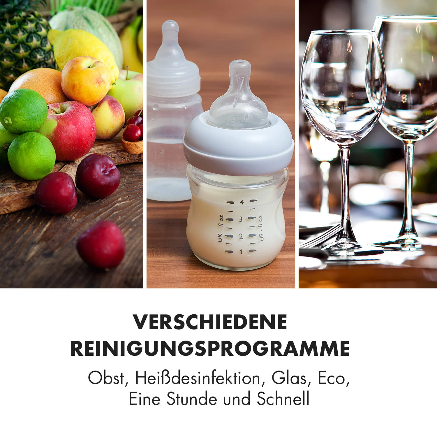 Amazonia Mini Geschirrspülmaschine 6 Programme LED-Display 7 Amazonia Mini Geschirrspülmaschine 6 Programme LED-Display – Bild 5