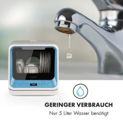 Amazonia Mini Geschirrspülmaschine 6 Programme LED-Display 17 Amazonia Mini Geschirrspülmaschine 6 Programme LED-Display -Klarstein 10032678 de 0006 logo