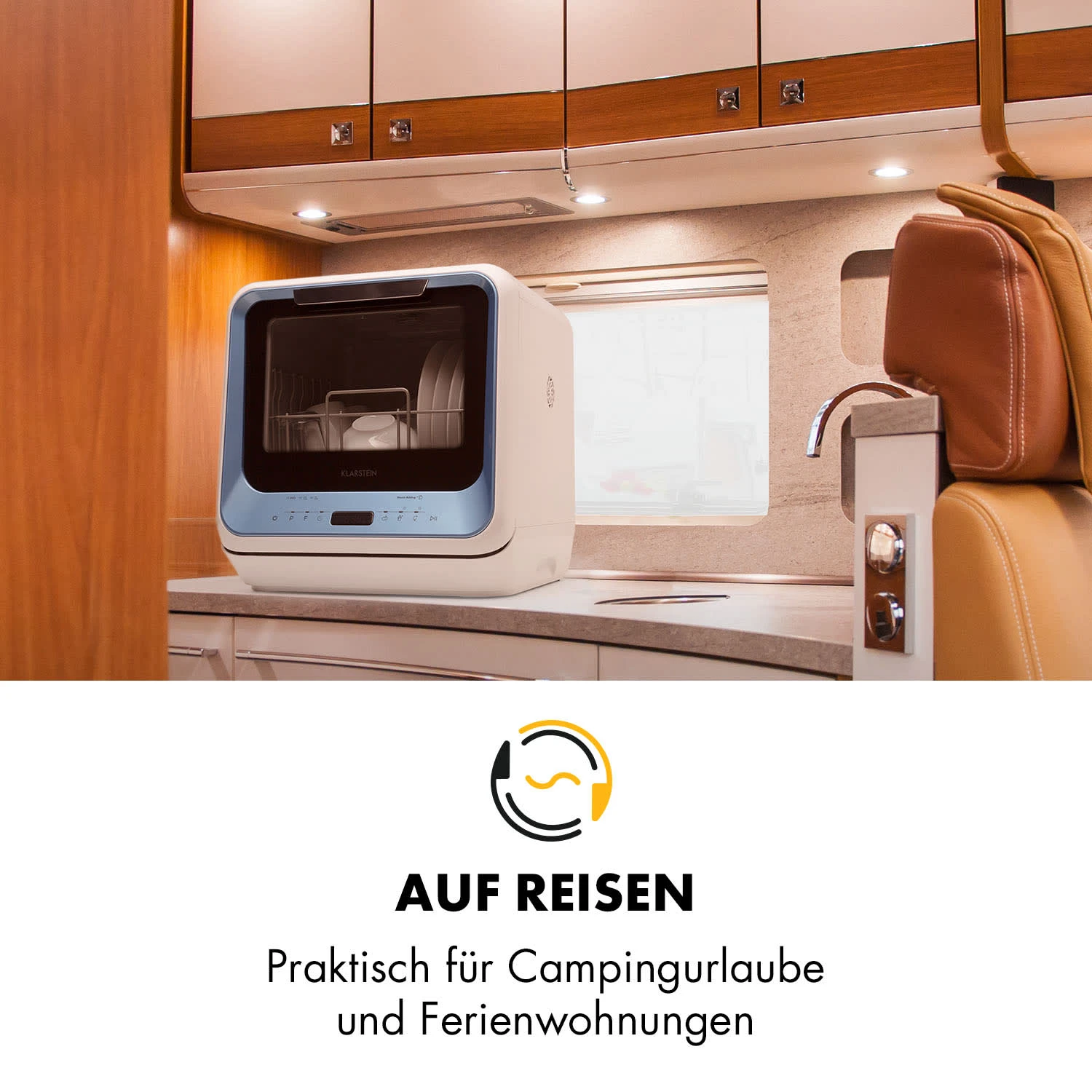 Amazonia Mini Geschirrspülmaschine 6 Programme LED-Display 11 Amazonia Mini Geschirrspülmaschine 6 Programme LED-Display – Bild 9