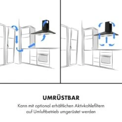 Zugspitze 90 Dunstabzugshaube Wandanbau 65W 330m³/h LED 12 Zugspitze 90 Dunstabzugshaube Wandanbau 65W 330m³/h LED -Klarstein 10032682 de 0003 logo