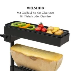 Appenzell Peak Raclette Mit Grill 1000W Thermostatschalter Schwarz 13 Appenzell Peak Raclette Mit Grill 1000W Thermostatschalter Schwarz -Klarstein 10032694 de 0004 logo