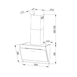 Aurica 90 Dunstabzugshaube 90cm 600 M³/h LED Touch Glas Weiß 20 Aurica 90 Dunstabzugshaube 90cm 600 M³/h LED Touch Glas Weiß -Klarstein 10032767 yy 0009 logo
