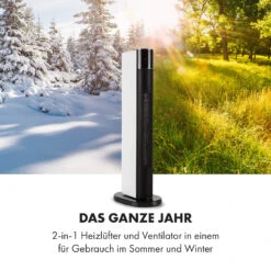 Hightower Heat Deluxe Heizlüfter Ventilator 2200W Thermostat 35°C 15 Hightower Heat Deluxe Heizlüfter Ventilator 2200W Thermostat 35°C -Klarstein 10032777 de 0005 logo