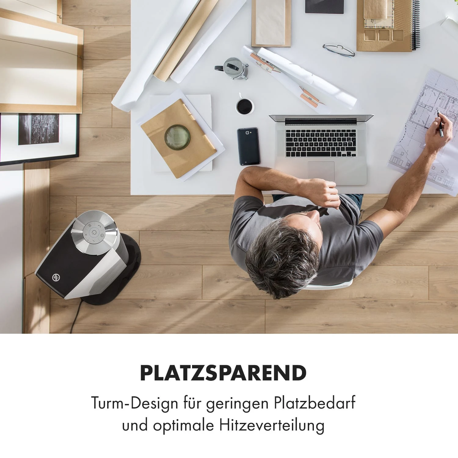 Hightower Heat Deluxe Heizlüfter Ventilator 2200W Thermostat 35°C 8 Hightower Heat Deluxe Heizlüfter Ventilator 2200W Thermostat 35°C – Bild 6