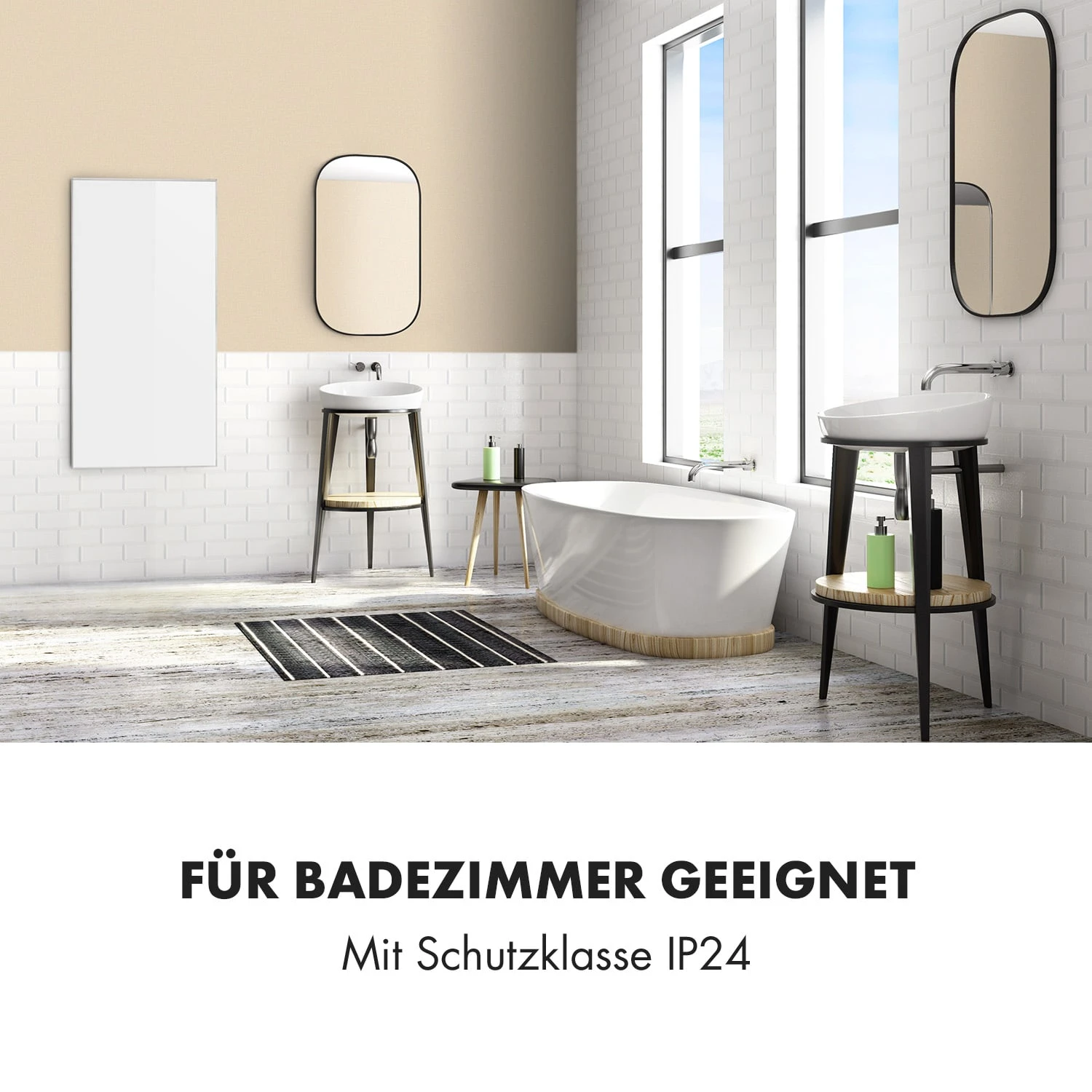 Wonderwall Smart Infrarotheizung 60x120cm App 720W Wochentimer IP24 8 Wonderwall Smart Infrarotheizung 60x120cm App 720W Wochentimer IP24 – Bild 6
