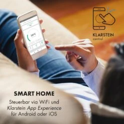 Wonderwall Smart Infrarotheizung 60x60cm App 360W Wochentimer IP24 14 Wonderwall Smart Infrarotheizung 60x60cm App 360W Wochentimer IP24 -Klarstein 10032784 de 0002 logo