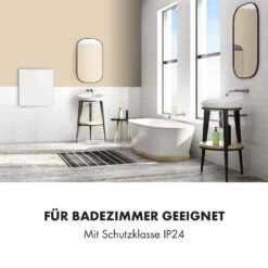 Wonderwall Smart Infrarotheizung 60x60cm App 360W Wochentimer IP24 18 Wonderwall Smart Infrarotheizung 60x60cm App 360W Wochentimer IP24 -Klarstein 10032784 de 0006 logo