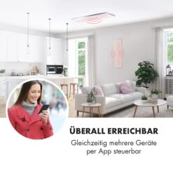 Wonderwall Smart Infrarotheizung 100x30cm App 300W Wochentimer IP24 15 Wonderwall Smart Infrarotheizung 100x30cm App 300W Wochentimer IP24 -Klarstein 10032785 de 0003 logo
