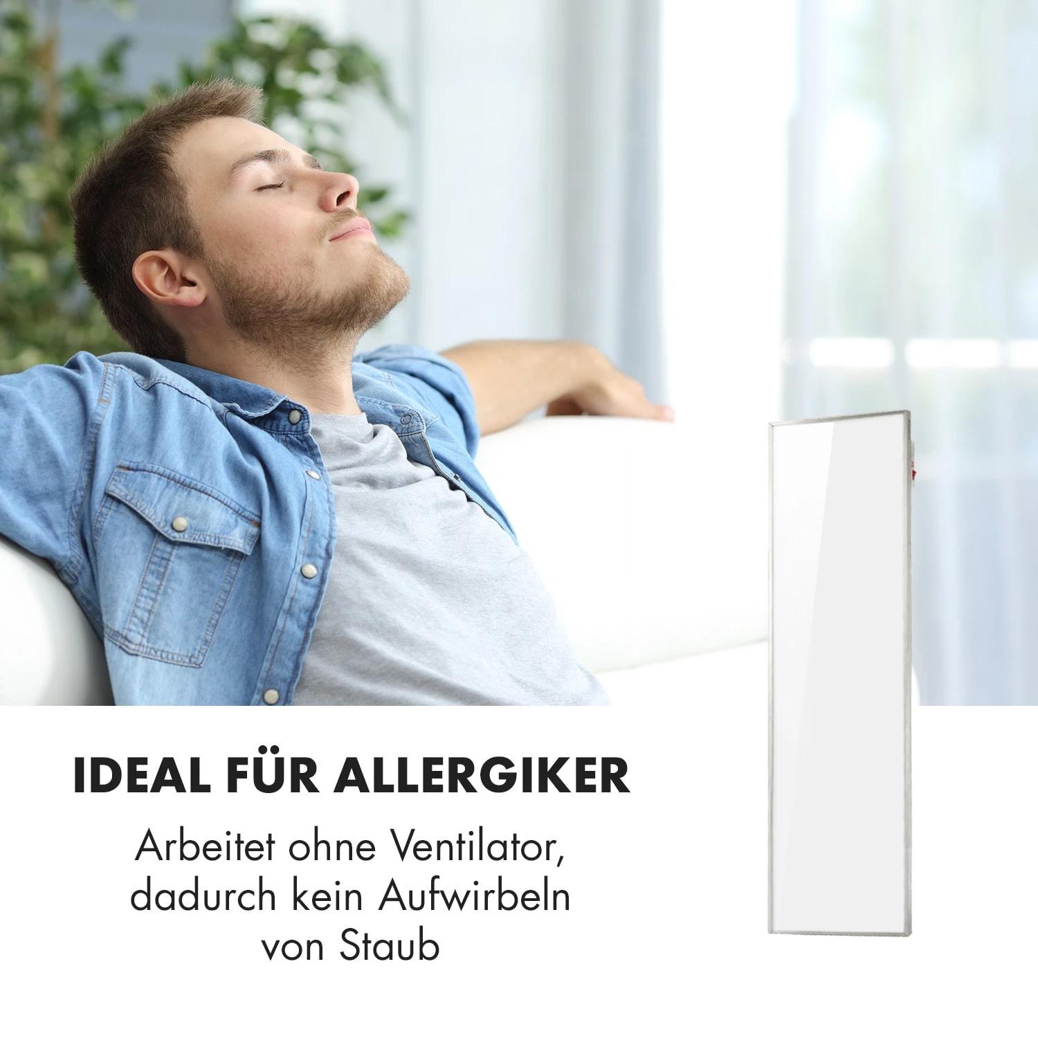 Wonderwall Smart Infrarotheizung 100x30cm App 300W Wochentimer IP24 9 Wonderwall Smart Infrarotheizung 100x30cm App 300W Wochentimer IP24 – Bild 7