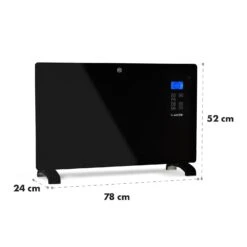 Norderney Konvektions-Heizgerät Thermostat Timer 2000W 30m² Schwarz -Klarstein 10032789 yy 0008 logo