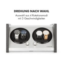 Tokyo 4 Uhrenbeweger, 4 Uhren, 3 Geschwindigkeiten, 4 Modi, Schwarz 13 Tokyo 4 Uhrenbeweger, 4 Uhren, 3 Geschwindigkeiten, 4 Modi, Schwarz -Klarstein 10032800 de 0004 logo