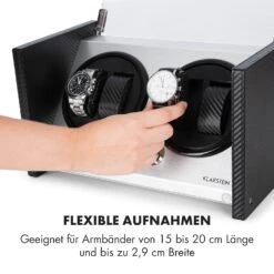 Tokyo 4 Uhrenbeweger, 4 Uhren, 3 Geschwindigkeiten, 4 Modi, Schwarz 16 Tokyo 4 Uhrenbeweger, 4 Uhren, 3 Geschwindigkeiten, 4 Modi, Schwarz -Klarstein 10032800 de 0007 logo