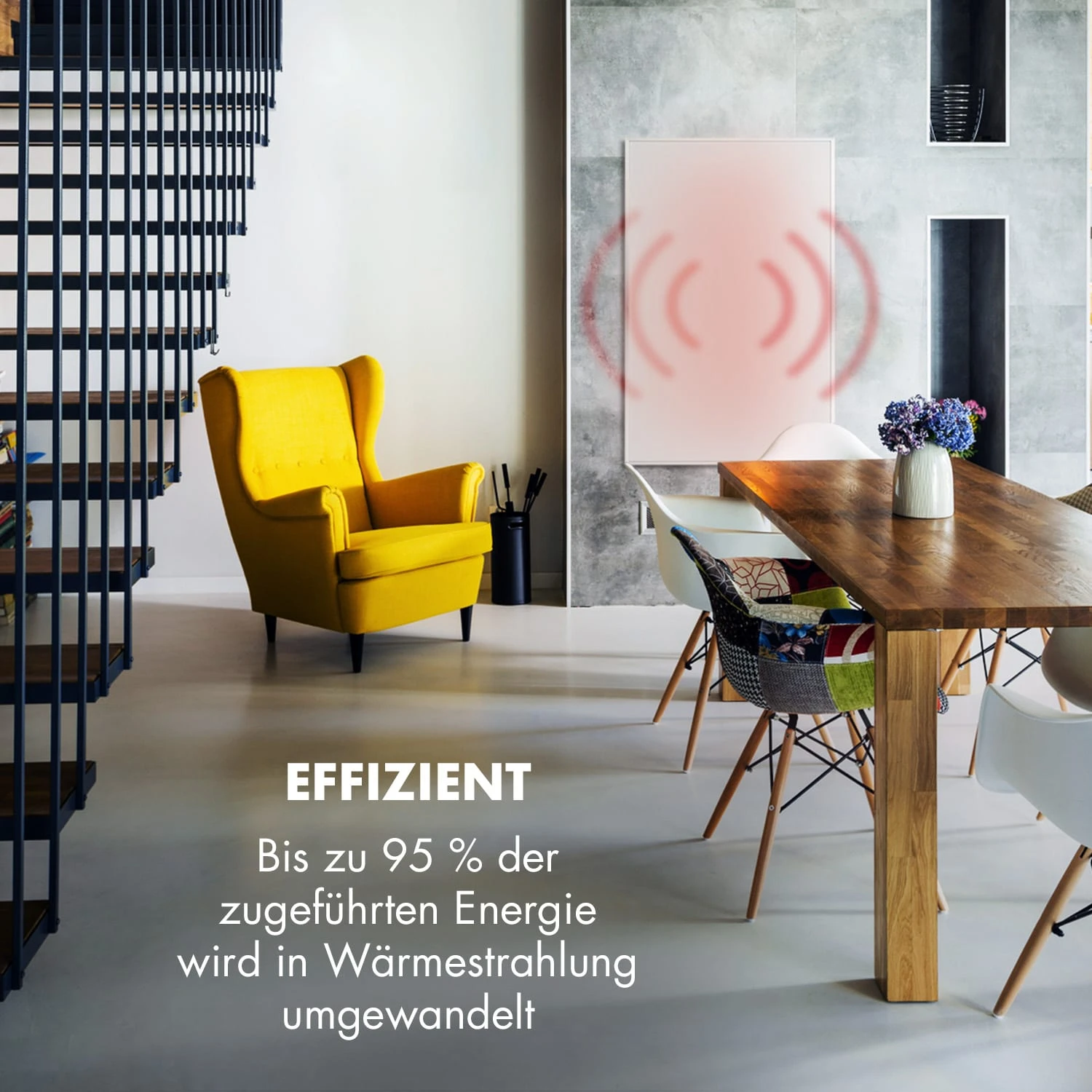 Wonderwall Smart Infrarotheizung 80x120cm App 960W Wochentimer IP24 6 Wonderwall Smart Infrarotheizung 80x120cm App 960W Wochentimer IP24 – Bild 4