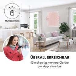 Wonderwall Smart Infrarotheizung 100x120cm App 1200W Wochentimer IP24 15 Wonderwall Smart Infrarotheizung 100x120cm App 1200W Wochentimer IP24 -Klarstein 10032804 de 0003 logo