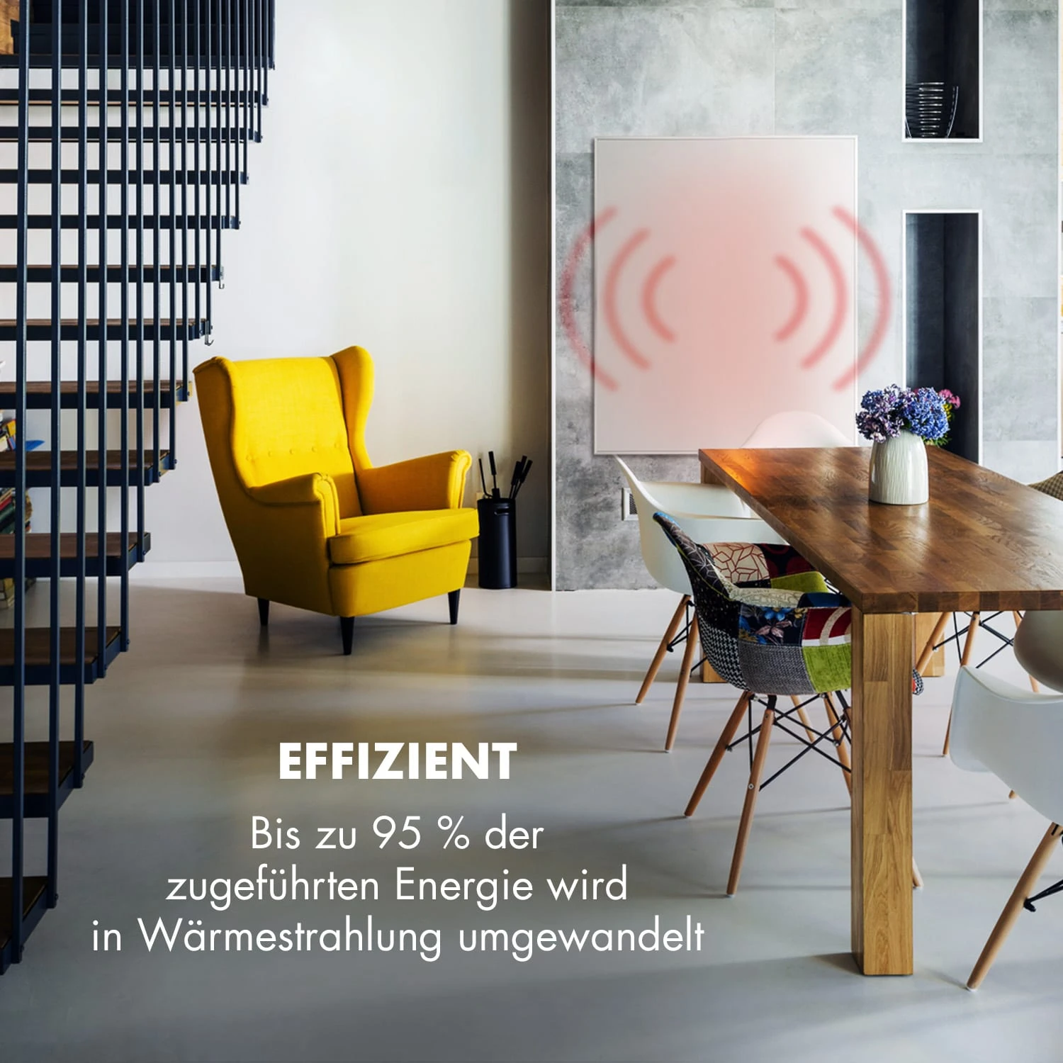 Wonderwall Smart Infrarotheizung 100x120cm App 1200W Wochentimer IP24 6 Wonderwall Smart Infrarotheizung 100x120cm App 1200W Wochentimer IP24 – Bild 4