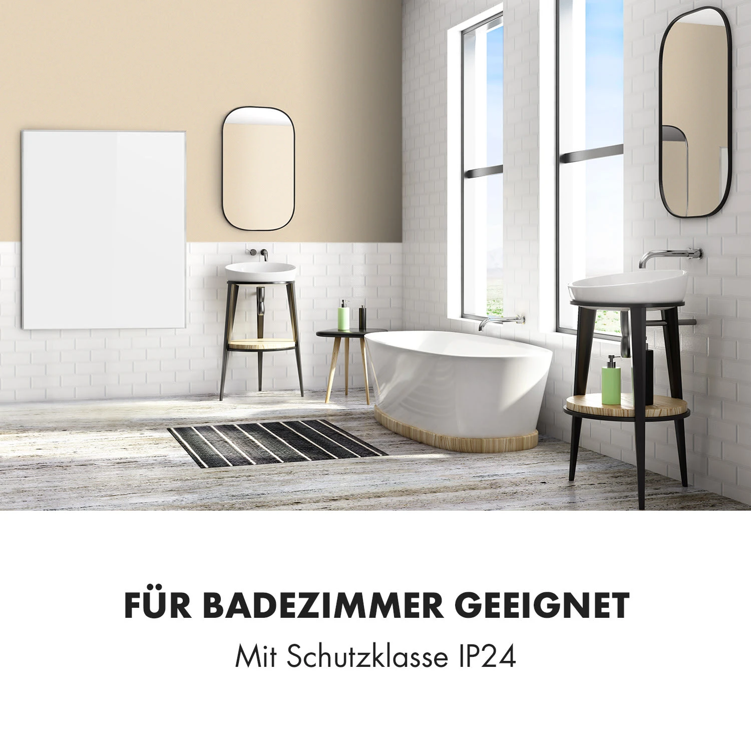 Wonderwall Smart Infrarotheizung 100x120cm App 1200W Wochentimer IP24 8 Wonderwall Smart Infrarotheizung 100x120cm App 1200W Wochentimer IP24 – Bild 6