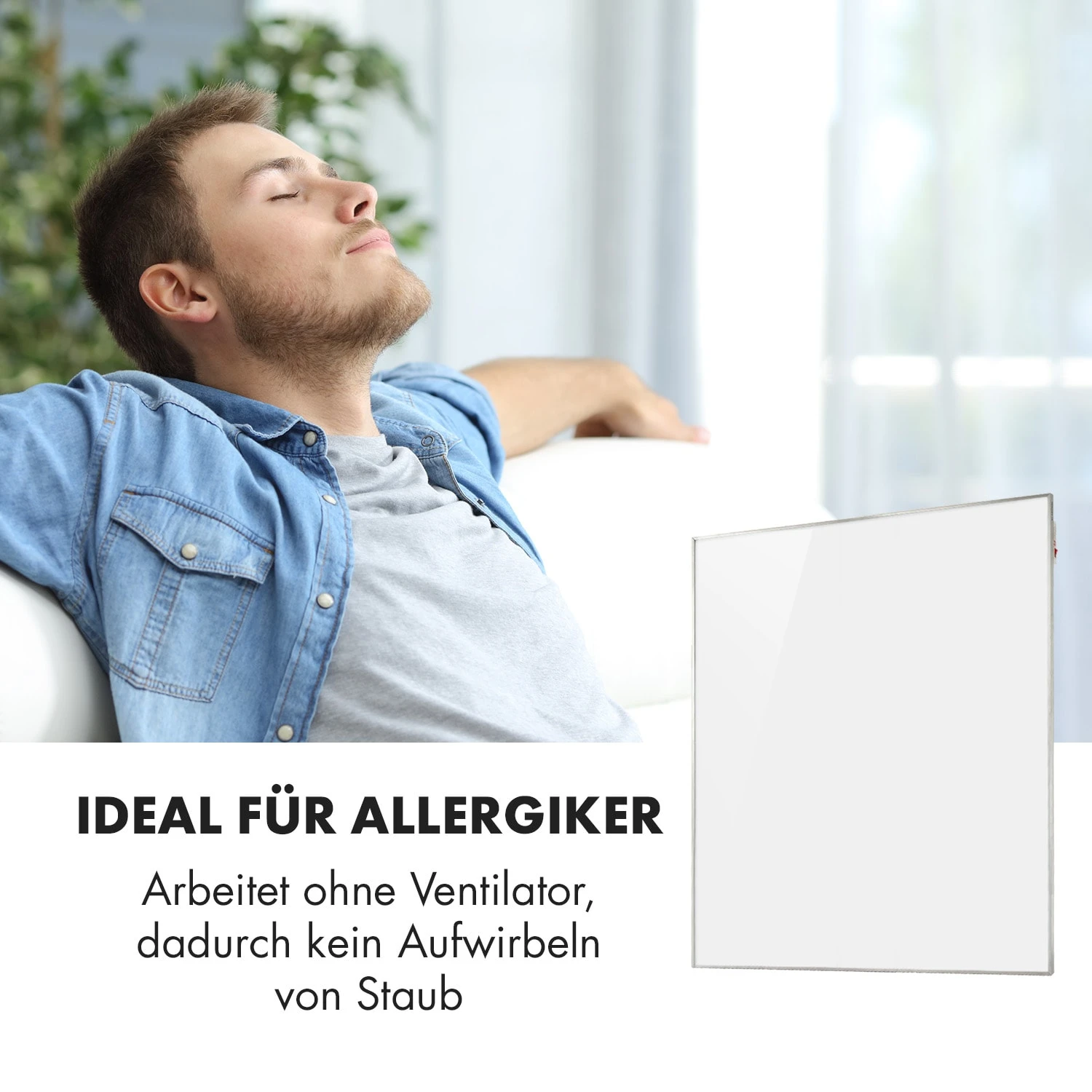 Wonderwall Smart Infrarotheizung 100x120cm App 1200W Wochentimer IP24 9 Wonderwall Smart Infrarotheizung 100x120cm App 1200W Wochentimer IP24 – Bild 7