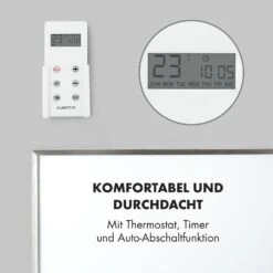 Wonderwall 45 Infrarot-Heizung 50x90cm 450W Wochentimer IP24 17 Wonderwall 45 Infrarot-Heizung 50x90cm 450W Wochentimer IP24 -Klarstein 10032811 de 0006 logo