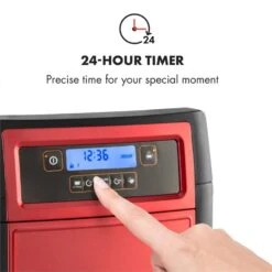 Aromatica II Duo Kaffeemaschine, Integriertes Mahlwerk, 1,25 L, Rot 17 Aromatica II Duo Kaffeemaschine, Integriertes Mahlwerk, 1,25 L, Rot -Klarstein 10032866 yy 0005 logo Klarstein Aromatica II Duo Kaffeemaschine rot