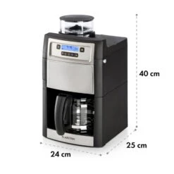 Aromatica II Kaffeemaschine, Mahlwerk, 1,25 L, Silber 21 Aromatica II Kaffeemaschine, Mahlwerk, 1,25 L, Silber -Klarstein 10032872 yy 0011 logo Klarstein Aromatica II Kaffeemaschine silber