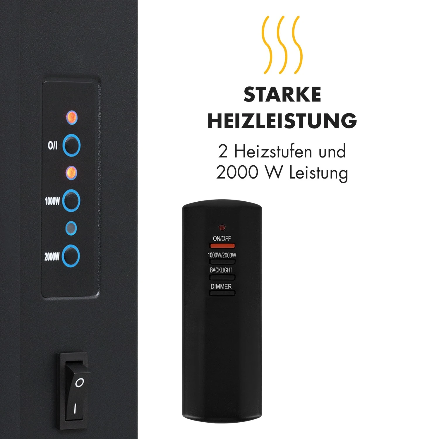 Lausanne Vertical Elektrischer Kamin 1000 Oder 2000W Feuerillusion 6 Lausanne Vertical Elektrischer Kamin 1000 Oder 2000W Feuerillusion – Bild 4