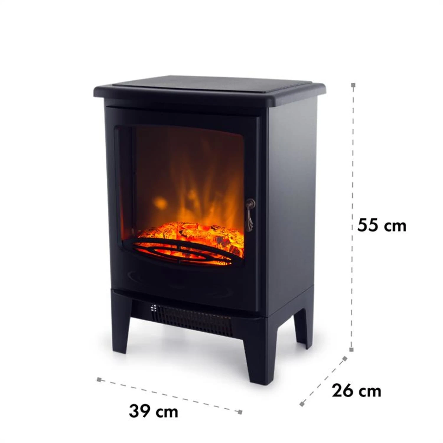 Meran Elektrischer Kamin 950/1850W 2-stufige Heizung Gusseisen-Stil 9 Meran Elektrischer Kamin 950/1850W 2-stufige Heizung Gusseisen-Stil – Bild 7