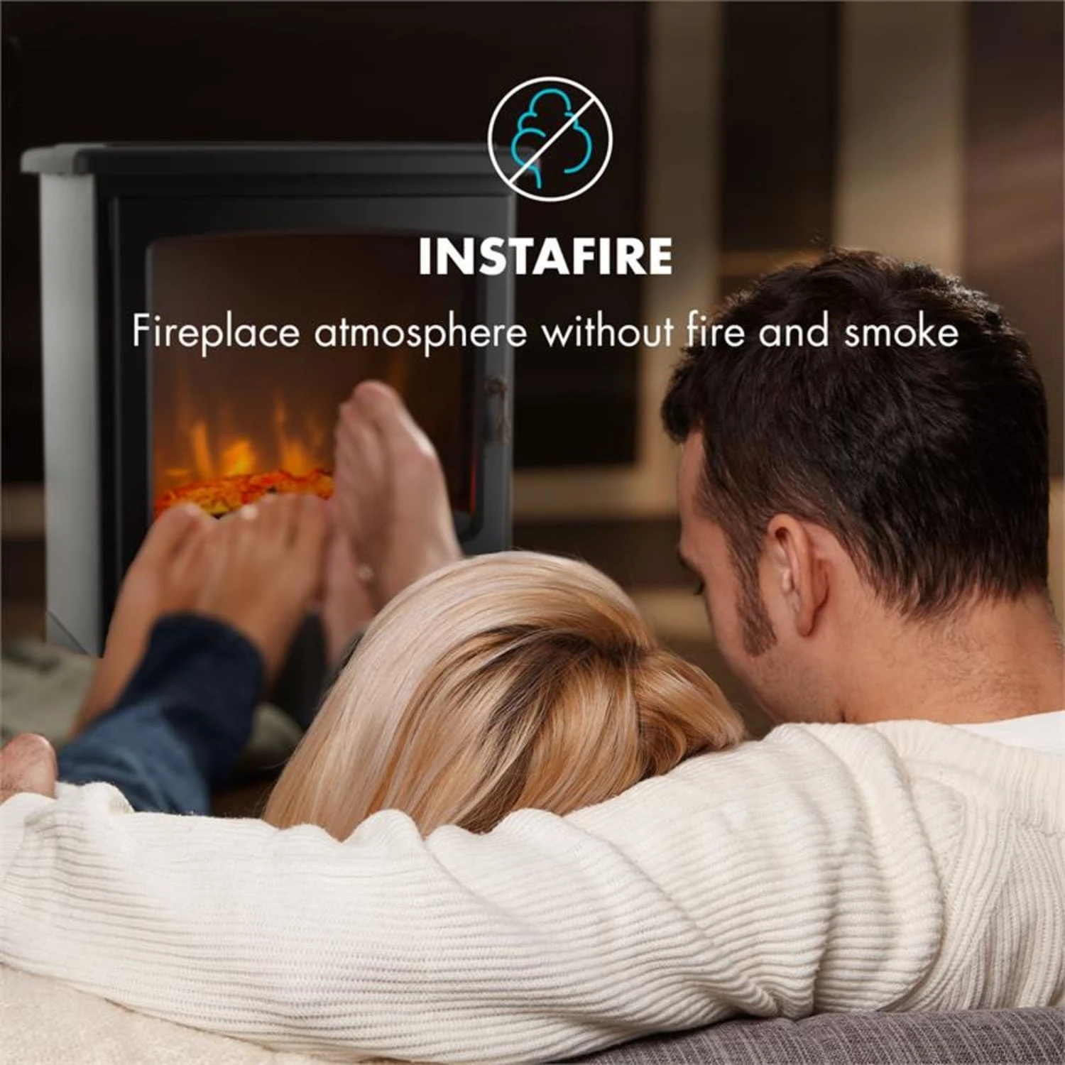 Meran Elektrischer Kamin 950/1850W 2-stufige Heizung Gusseisen-Stil 11 Meran Elektrischer Kamin 950/1850W 2-stufige Heizung Gusseisen-Stil – Bild 9