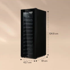 Bellevin 62 Weinkühlschrank 56 Flaschen 5-20°C EEC G 15 Bellevin 62 Weinkühlschrank 56 Flaschen 5-20°C EEC G -Klarstein 10032923 yy 0006 logo