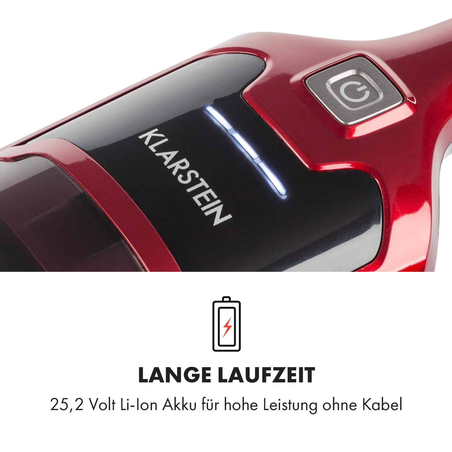 TurboHybrid Staubsauger Boden- Und Handstaubsauger Metallic-rot 7 TurboHybrid Staubsauger Boden- Und Handstaubsauger Metallic-rot – Bild 5