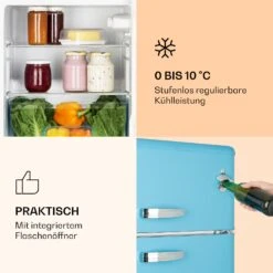 Irene Kühl- & Gefrierkombination 85 Liter Retro-Design -Klarstein 10032981 de 0003 logo