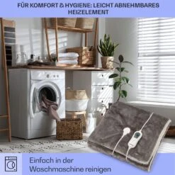 Dr. Watson SuperSoft Heizdecke 120 W 180 X 130 Cm Teddy-Plüsch 11 Dr. Watson SuperSoft Heizdecke 120 W 180 X 130 Cm Teddy-Plüsch -Klarstein 10033005 de 0003 usp