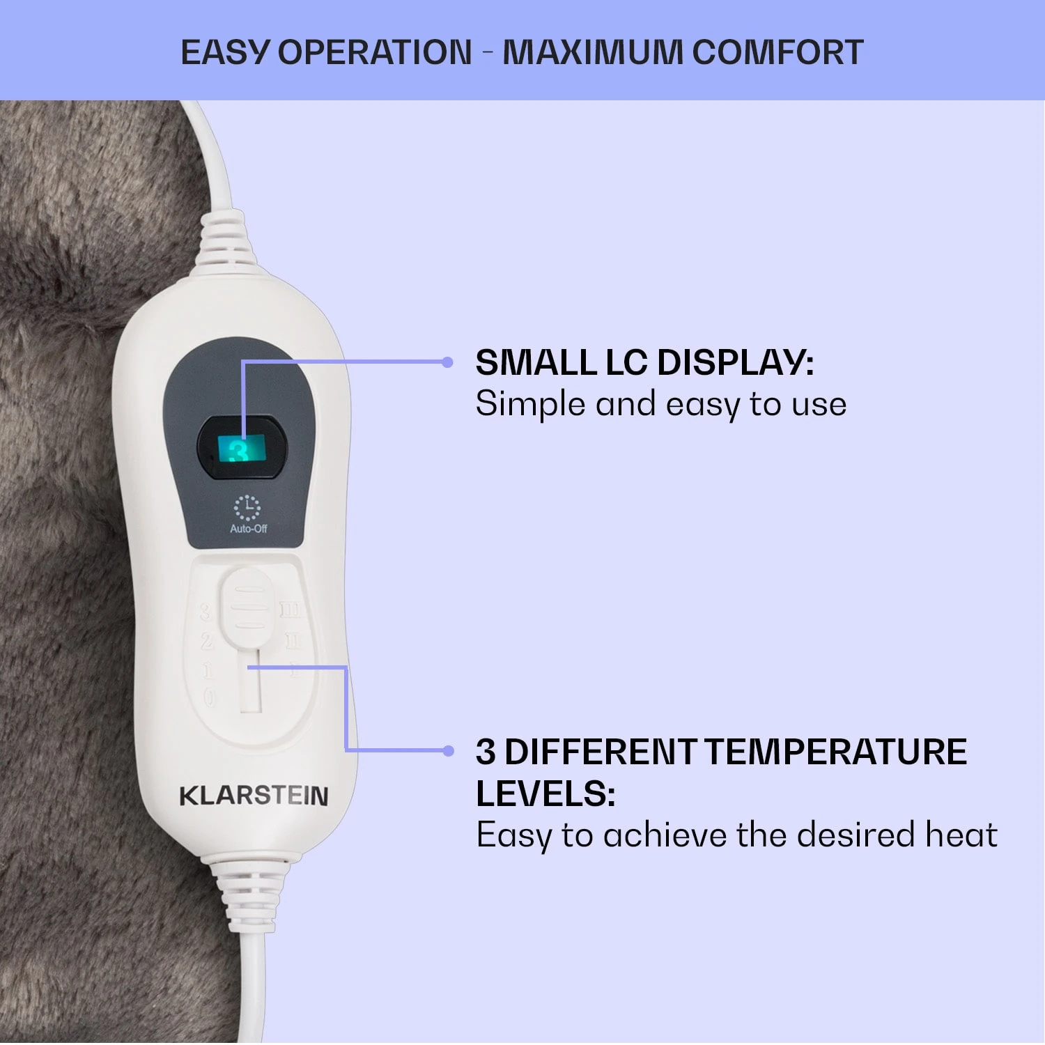 Dr. Watson SuperSoft Heizdecke 120 W 180 X 130 Cm Teddy-Plüsch 8 Dr. Watson SuperSoft Heizdecke 120 W 180 X 130 Cm Teddy-Plüsch – Bild 6