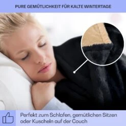 Dr. Watson SuperSoft Heizdecke 120 W 180 X 130 Cm Teddy-Plüsch 12 Dr. Watson SuperSoft Heizdecke 120 W 180 X 130 Cm Teddy-Plüsch -Klarstein 10033006 de 0004 usp