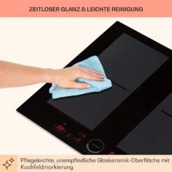 Delicatessa 60 Einbaukochfeld Induktion 4 Zonen 7000W Glaskeramik 17 Delicatessa 60 Einbaukochfeld Induktion 4 Zonen 7000W Glaskeramik -Klarstein 10033021 de 0008 usp