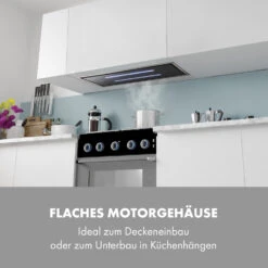 High Line Deckenhaube 90cm 410 M3/h 75W 3 Stufen Fernbedienung Schwarz 18 High Line Deckenhaube 90cm 410 M3/h 75W 3 Stufen Fernbedienung Schwarz -Klarstein 10033054 de 0005 logo