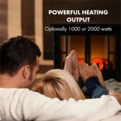 Innsbruck Elektrischer Kamin 1000/2000W Thermostat 12 Innsbruck Elektrischer Kamin 1000/2000W Thermostat -Klarstein 10033092 yy 0003 logo Electric Fireplace Black YH15