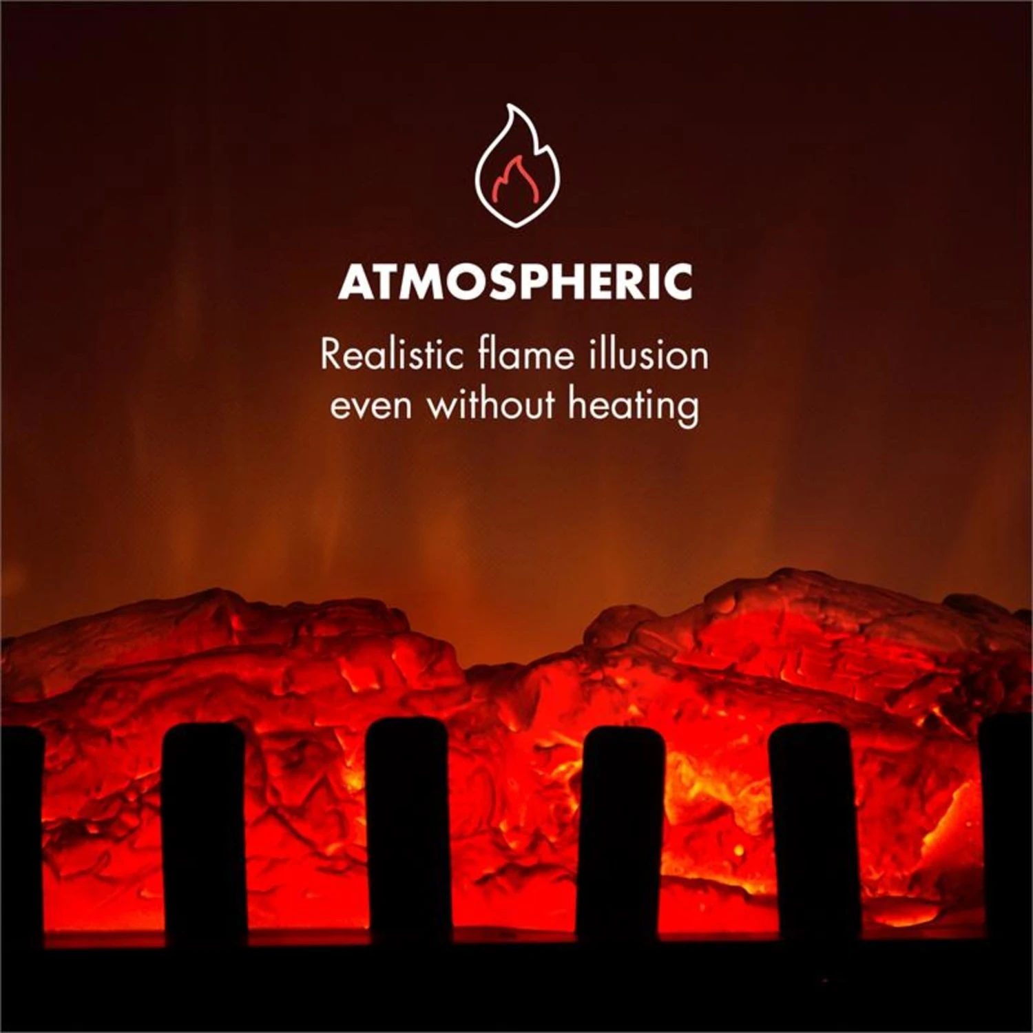 Innsbruck Elektrischer Kamin 1000/2000W Thermostat 7 Innsbruck Elektrischer Kamin 1000/2000W Thermostat – Bild 5