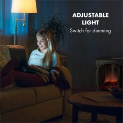 Graz Elektrischer Kamin 1000/2000W Thermostat PanoramaView 16 Graz Elektrischer Kamin 1000/2000W Thermostat PanoramaView -Klarstein 10033094 yy 0007 logo Electric Fireplace Black YH20